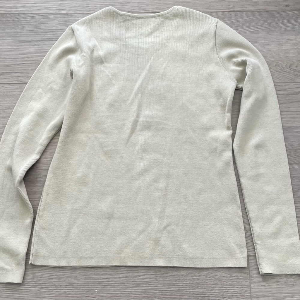 Peruvian Connection Women’s Long Sleeve Top Pima Cotton Size Small S - Picture 4 of 4